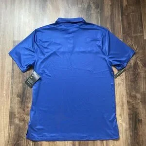 Nike Shirts Dry Vapor Fog Print Polo Deep Royal Blue Size